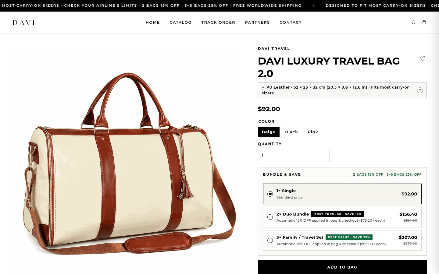 Product page